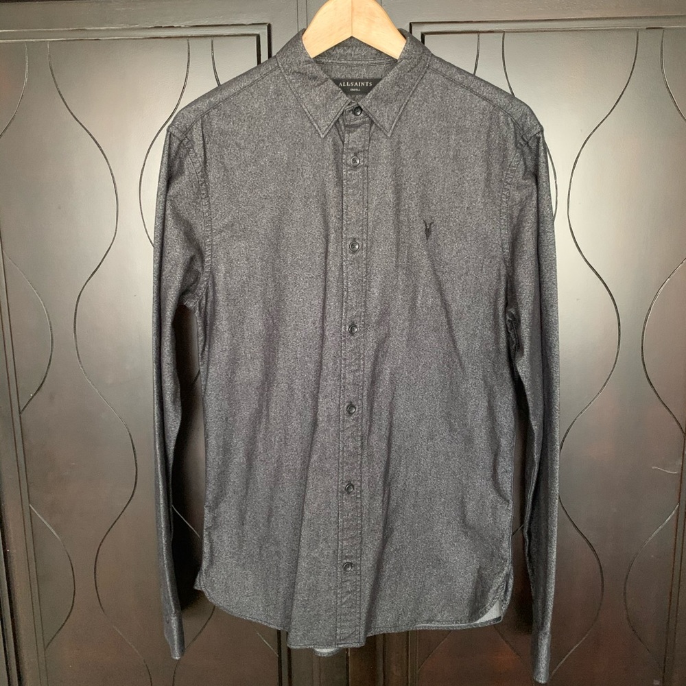 All Saints Long Sleeve Redondo Shirt